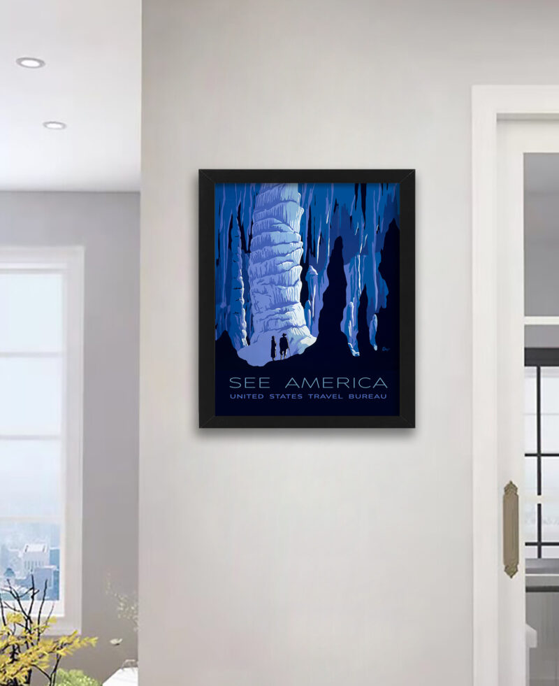 1930s Mammoth Caves National Park WPA Poster