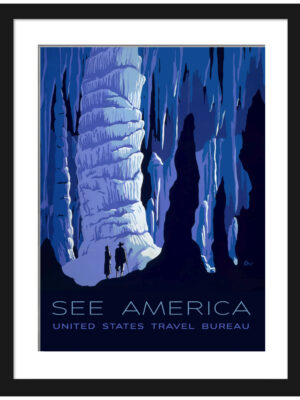1930s Mammoth Caves National Park WPA Poster