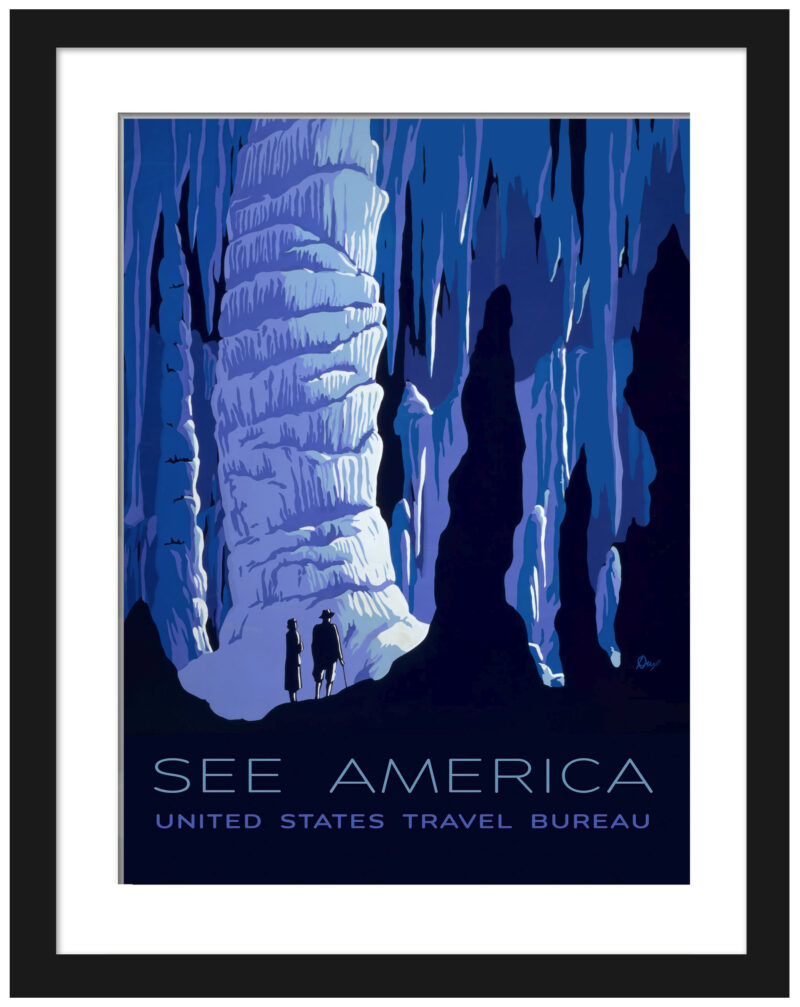 1930s Mammoth Caves National Park WPA Poster