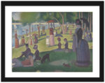 Reproduction print of a study for 'A Sunday on La Grande Jatte'