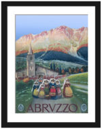 Vincenzo Alicandri's Abruzzo Vintage Poster