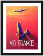 Air France Timbuktu Vintage Poster