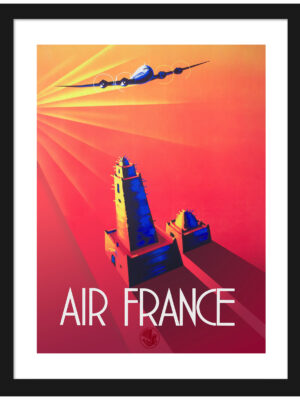 Air France Timbuktu Vintage Poster