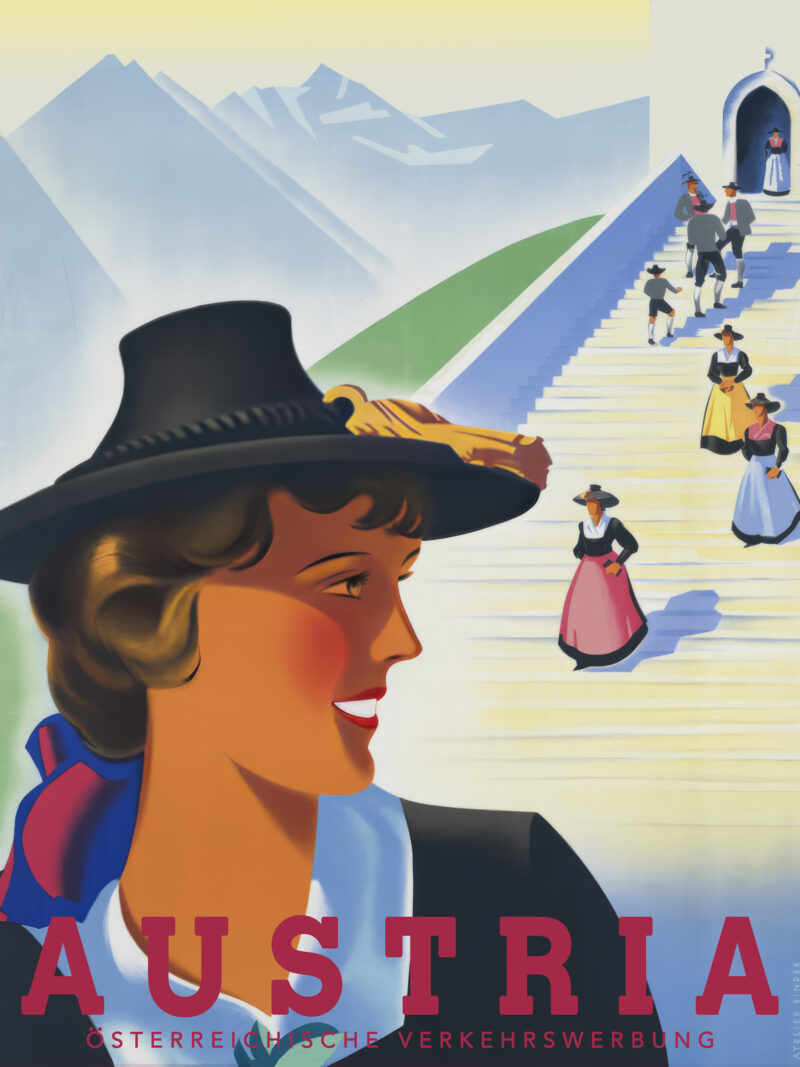 1930 Christoph Reisser Austria Travel Poster