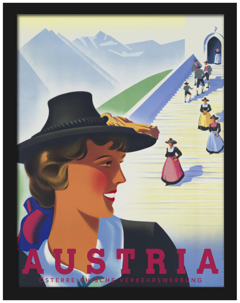 1930 Christoph Reisser Austria Travel Poster