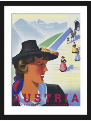 1930 Christoph Reisser Austria Travel Poster
