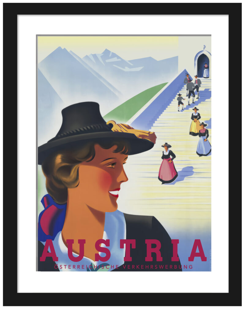 1930 Christoph Reisser Austria Travel Poster