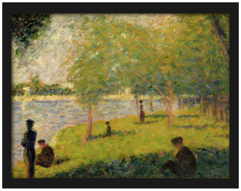 Reproduction of Seurat's "Study for La Grande Jatte".