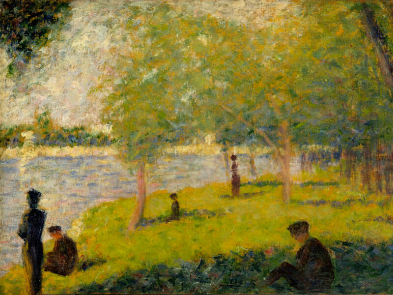 Reproduction of Seurat's "Study for La Grande Jatte".