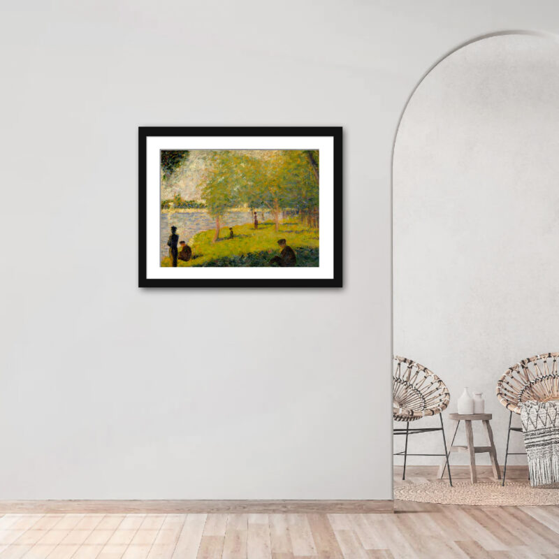 Reproduction of Seurat's "Study for La Grande Jatte".