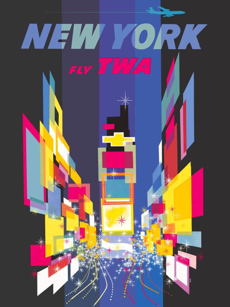Vintage TWA New York City Poster