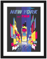 Vintage TWA New York City Poster