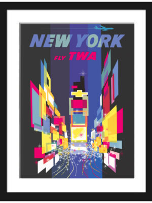 Vintage TWA New York City Poster