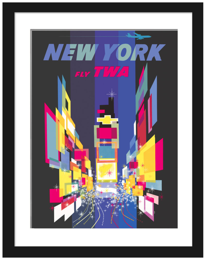 Vintage TWA New York City Poster