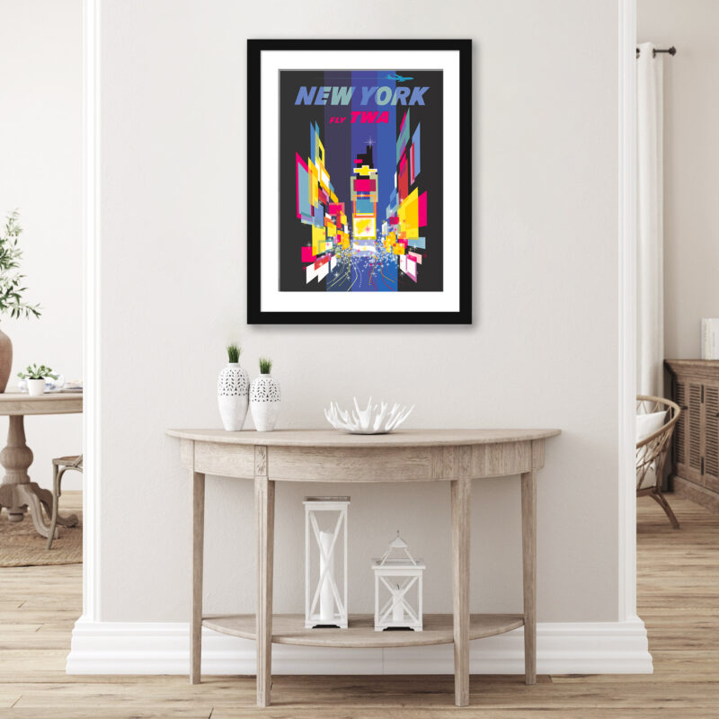Vintage TWA New York City Poster