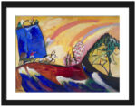 Vasily Kandinsky's "Painting with Troika" 1911 print.