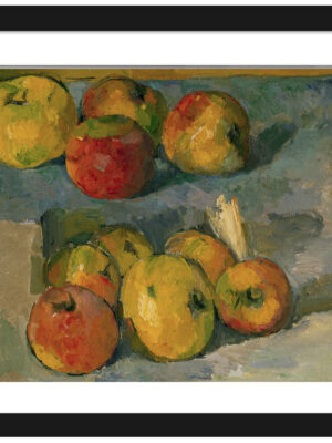 Paul Cézanne's "Apples" 1878 painting reproduction.