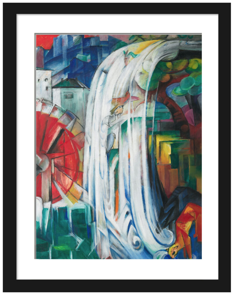 The Bewitched Mill" by Franz Marc, 1913 reproduction