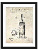 1906 bottle patent drawing.