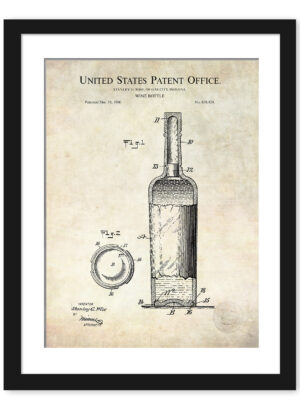 1906 bottle patent drawing.