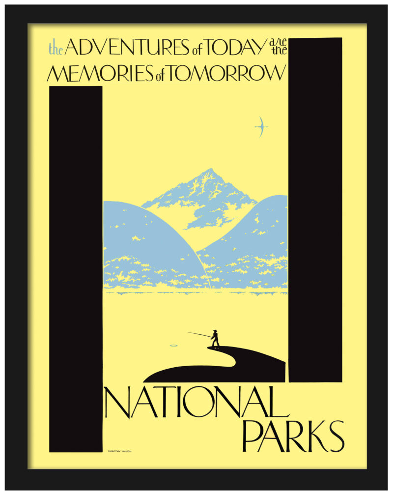 1934 National Parks Poster by Dorothy Waugh Art Reproduction