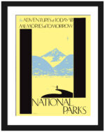 1934 National Parks Poster by Dorothy Waugh Art Reproduction