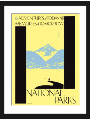 1934 National Parks Poster by Dorothy Waugh Art Reproduction