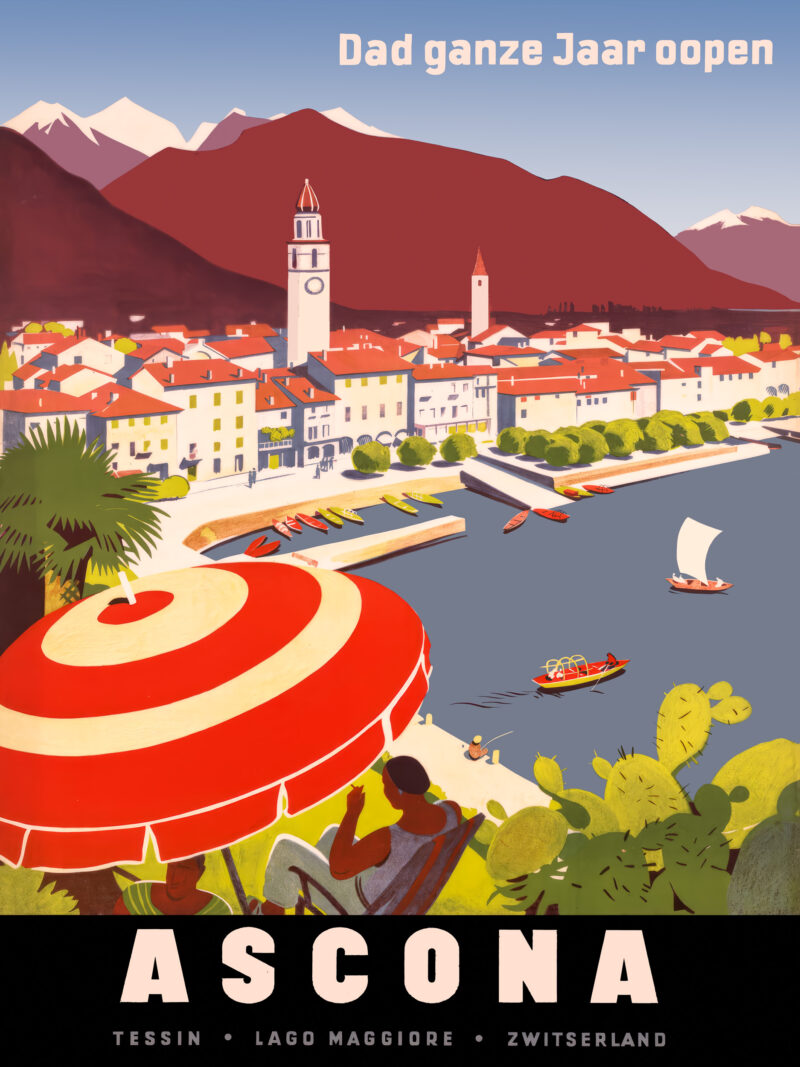 952 Otto Ernst Ascona Vintage Poster