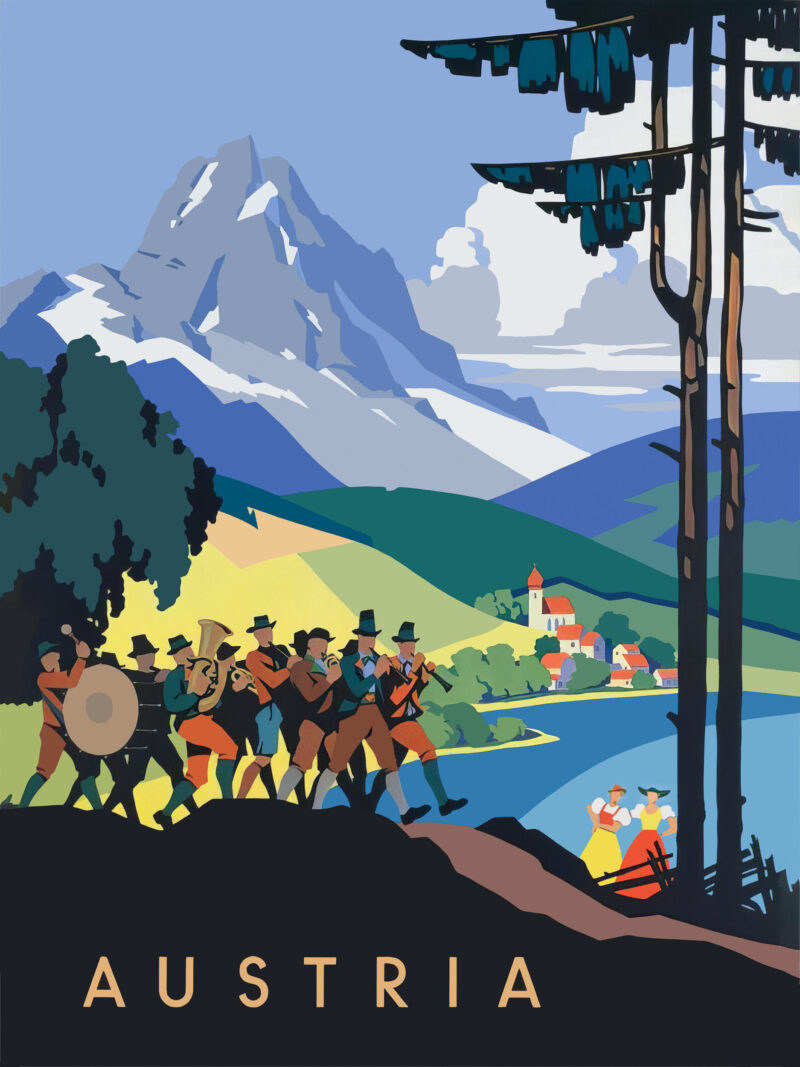 1930 Hermann Kosel Vintage Austria Poster
