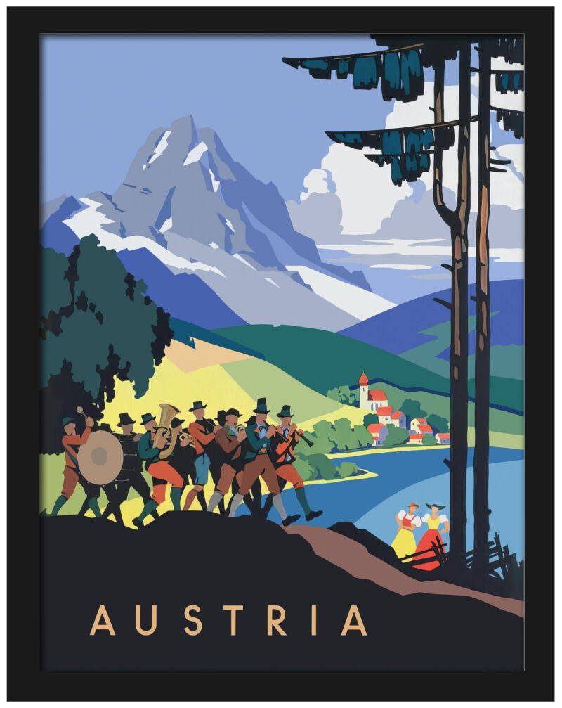 1930 Hermann Kosel Vintage Austria Poster