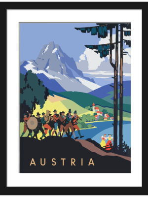 1930 Hermann Kosel Vintage Austria Poster
