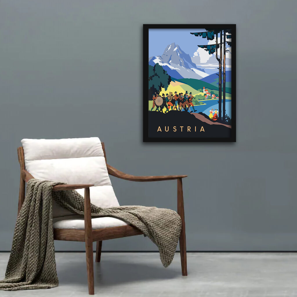 1930 Hermann Kosel Vintage Austria Poster