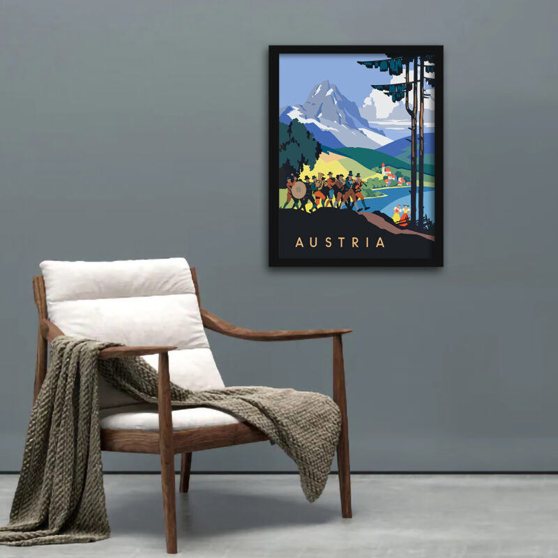 1930 Hermann Kosel Vintage Austria Poster
