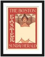 1895 Boston Sunday Herald Easter Cover by Ethel Reed