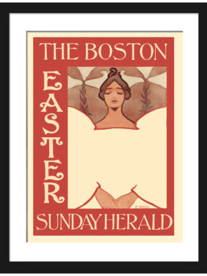 1895 Boston Sunday Herald Easter Cover by Ethel Reed
