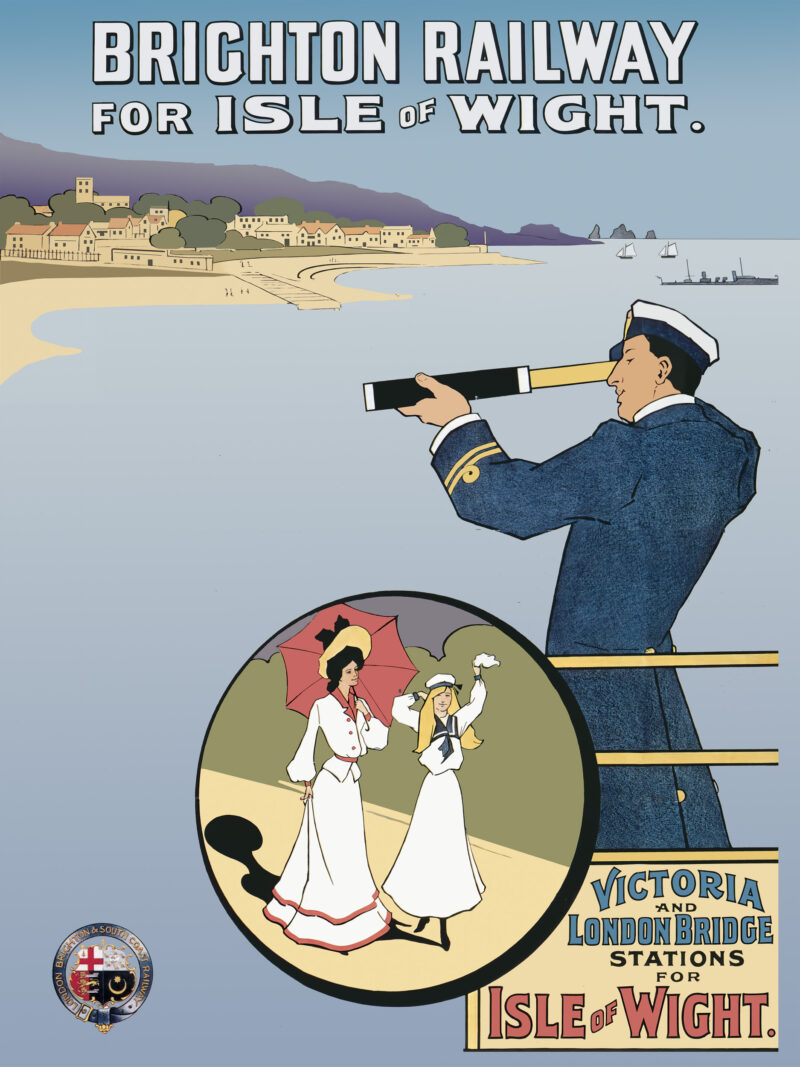 903 Brighton Railway Poster to Isle of Wight