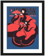 Reproduction of Will H. Bradley's 1895 Chap Book Thanksgiving cover in Art Nouveau style