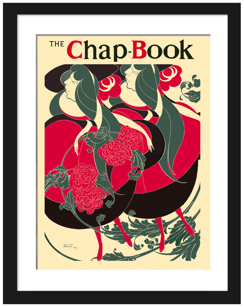 1894 Art Nouveau "The Twins" Poster Reproduction