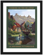 Charles Halle's 1900 depiction of Sainte-Suzanne, a tranquil French retreat