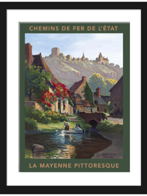 Charles Halle's 1900 depiction of Sainte-Suzanne, a tranquil French retreat