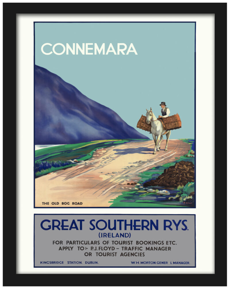 Vintage Great Southern Railways Connemara Poster