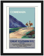 Vintage Great Southern Railways Connemara Poster