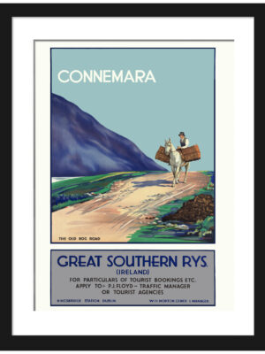 Vintage Great Southern Railways Connemara Poster