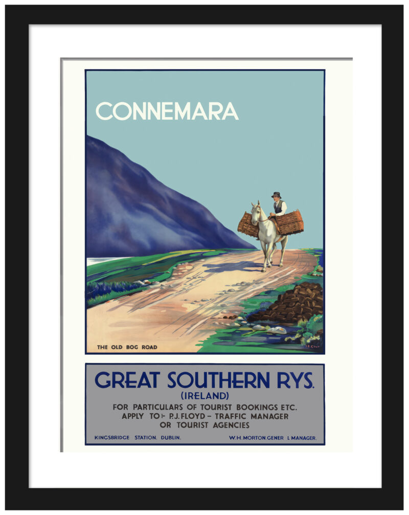 Vintage Great Southern Railways Connemara Poster