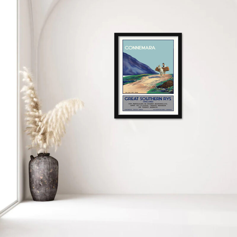 Vintage Great Southern Railways Connemara Poster