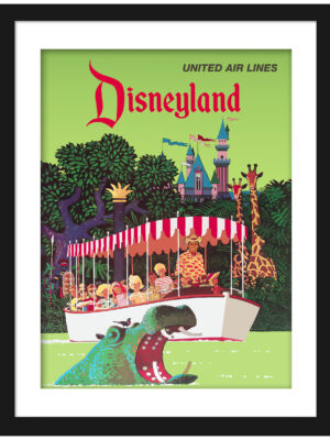 1955 Disney Jungle Cruise vintage poster by Stanley Walter Galli.