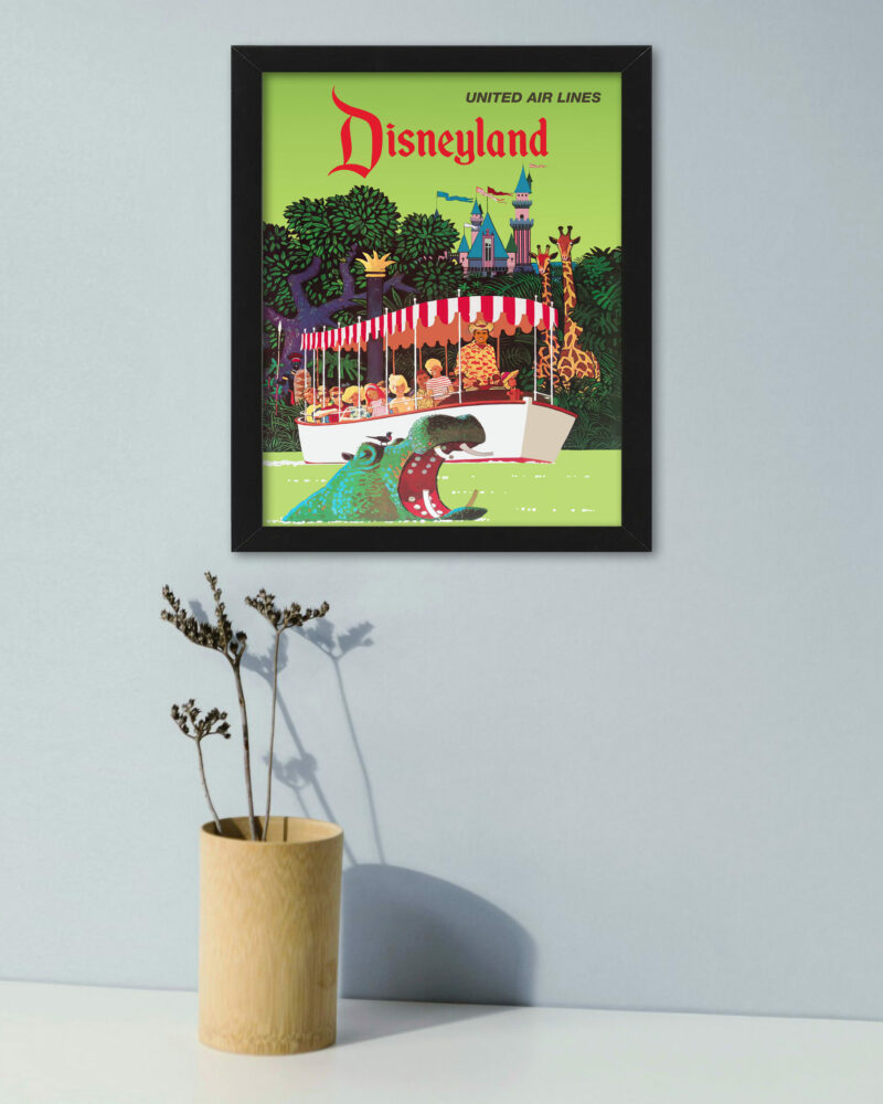 1955 Disney Jungle Cruise vintage poster by Stanley Walter Galli.