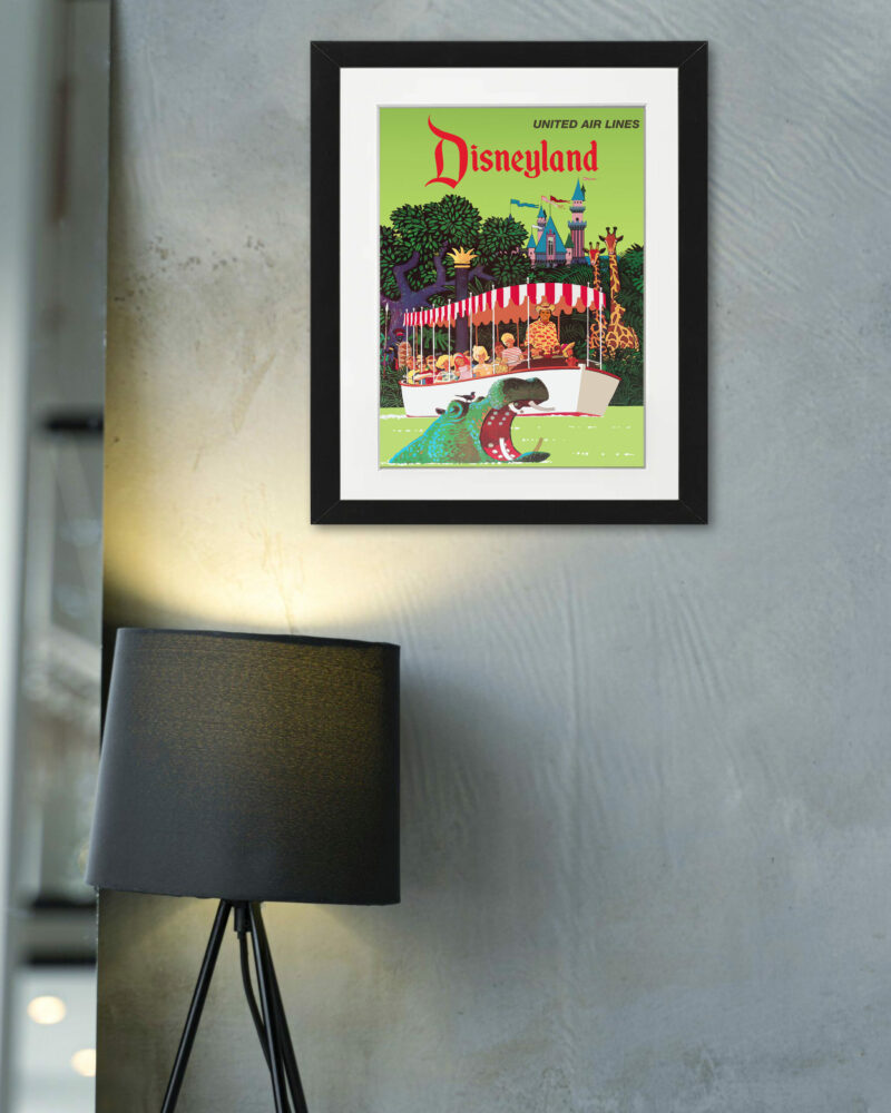 1955 Disney Jungle Cruise vintage poster by Stanley Walter Galli.