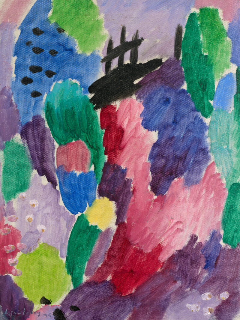 Reproduction of Alexej von Jawlensky's Red Path, St. Prex, 1915