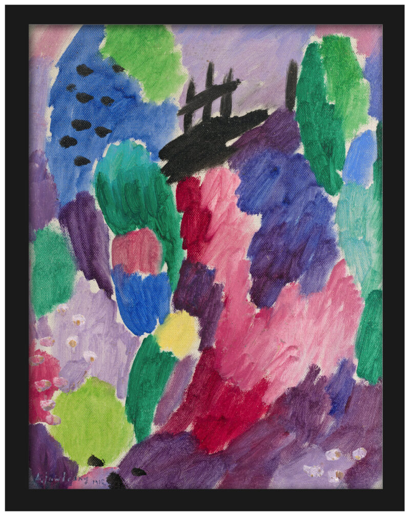 Reproduction of Alexej von Jawlensky's Red Path, St. Prex, 1915